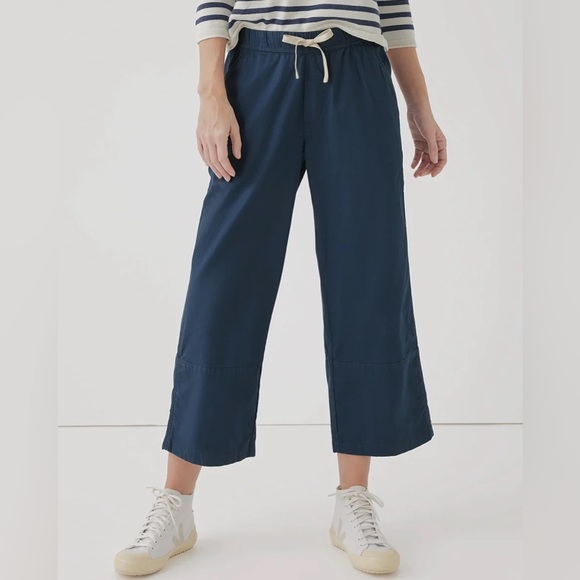 Pact | Women's French Navy Daily Twill Pants - Picture 2 of 5